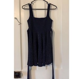 Navy Blue Sparkle Dress